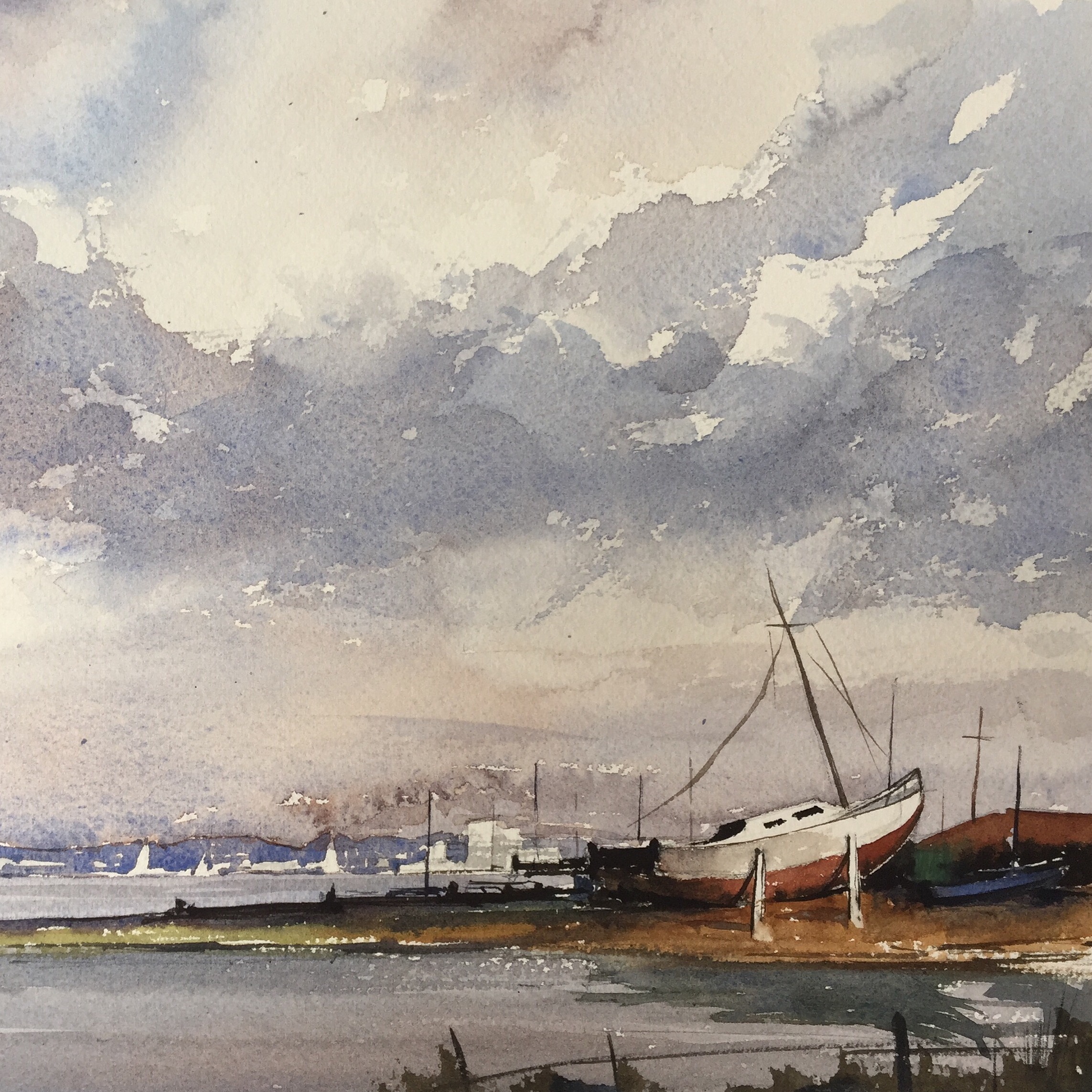 (Detail) After Edward Wesson's 'Yarmouth, Isle of Wight'