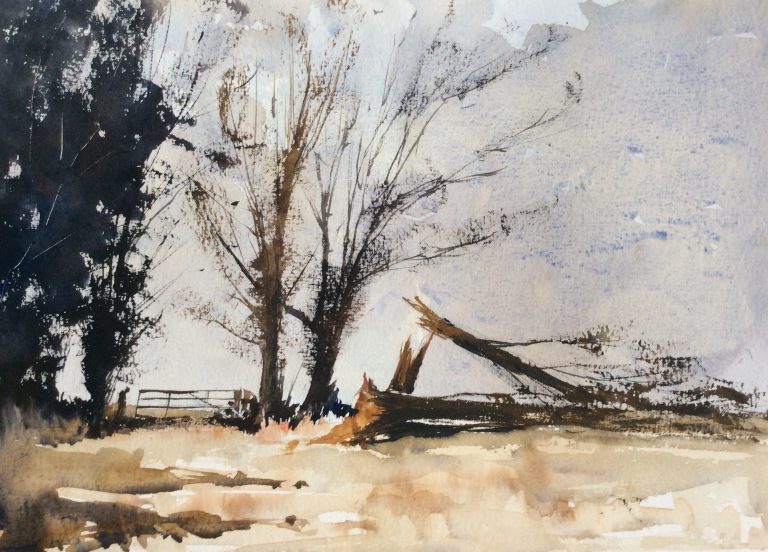 The Broken Willow (after Edward Seago)