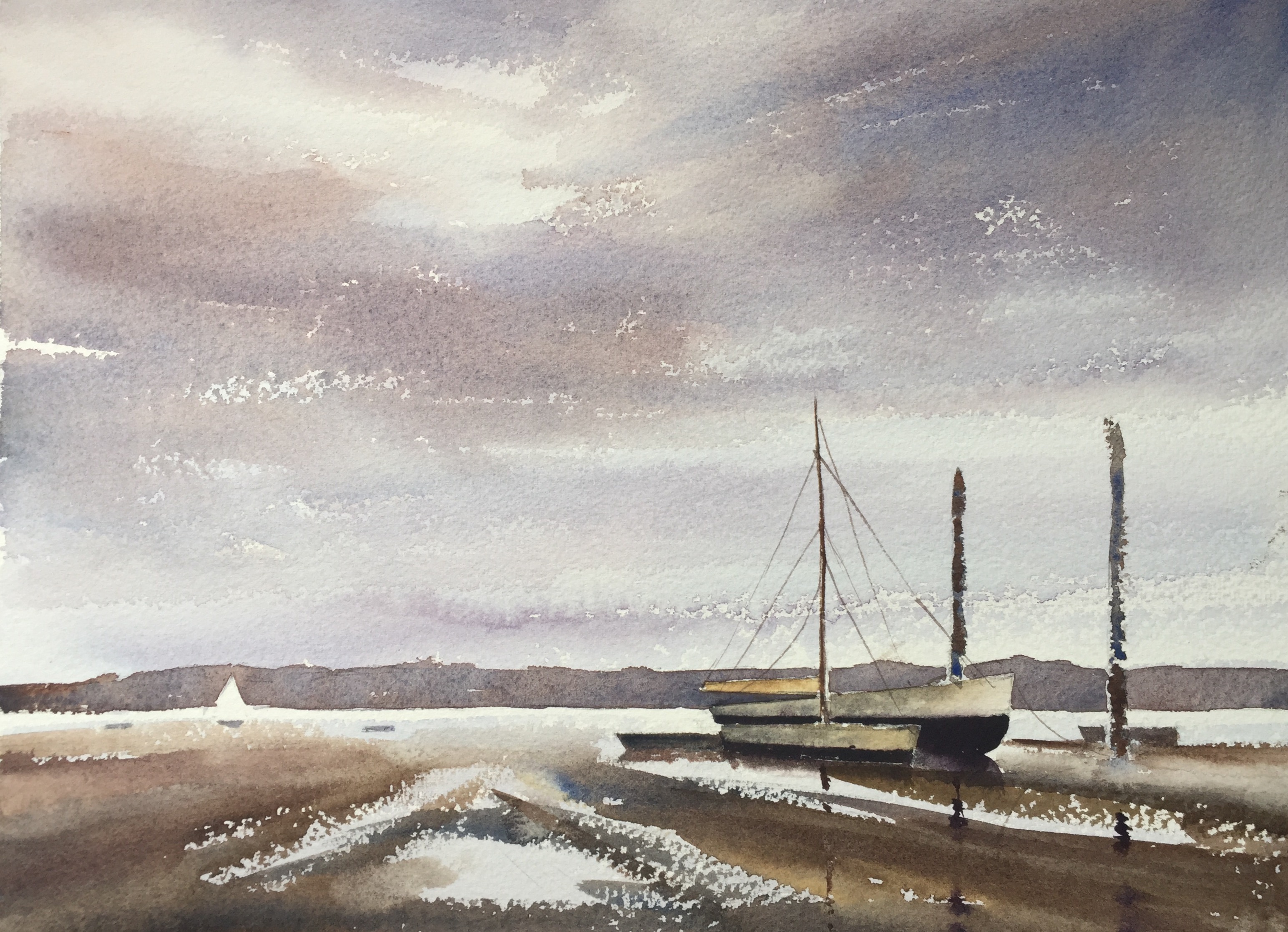 After 'End of the Hard. Pin Mill' by Edward Seago - take two...