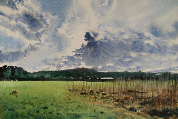 From the edge of the pumpkin patch, Poynings