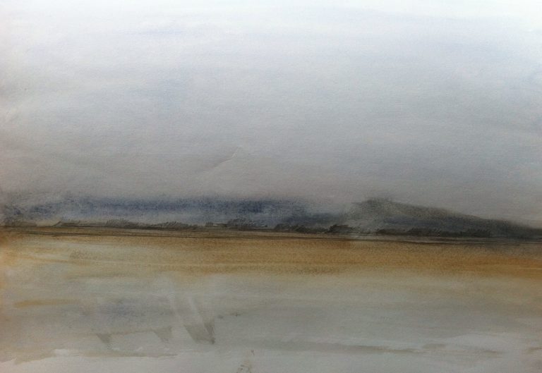 Sketch one: View towards Southport from Lytham