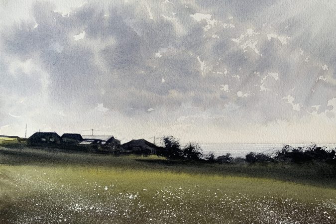 Distant Horizon, view beyond Brighton from Devil's Dyke